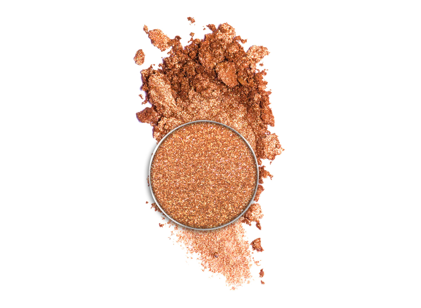 NAUGHTYPOPPINS Gold copper duo chrome and gold sparkle