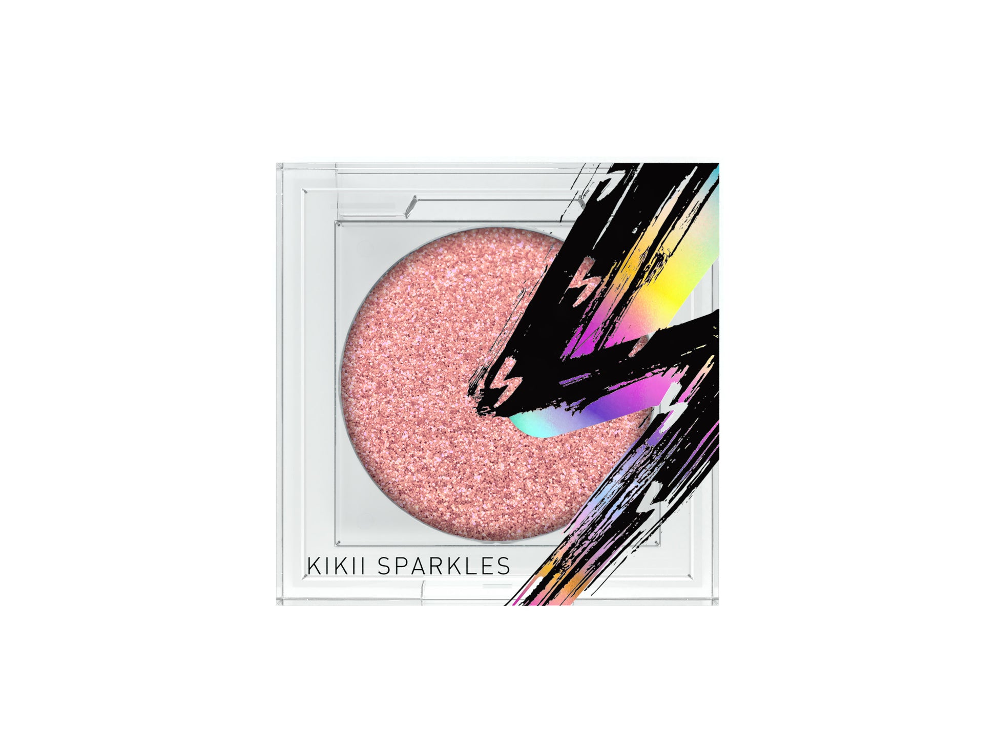 SASSY Pastel pink and dark pink sparkle eyeshadow