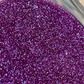 WHAT A DIVA Purple duo chrome eyeshadow with baby blue sparkles