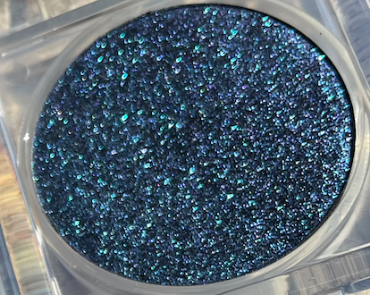 EXTRAVERT deep blue duo chrome purple shimmer eyeshadow