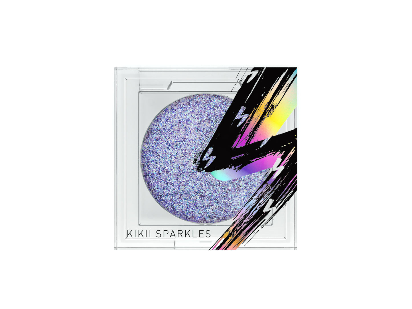 TREASON SEASON Violet blue duo chrome eyeshadow with pink sparkles