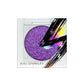 WHAT A DIVA Purple duo chrome eyeshadow with baby blue sparkles